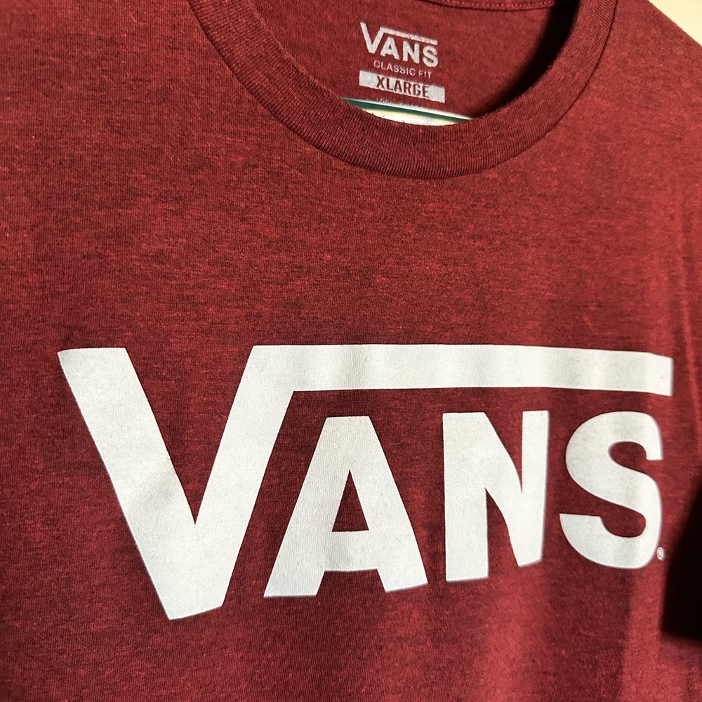 Vans Classic Fit Red T-Shirt XL